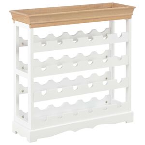 vidaXL Vinsk&aring;p vit 70x22,5x70,5 cm MDF