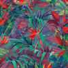 DUTCH WALLCOVERINGS Tapet Paradise Flower gr&ouml;n