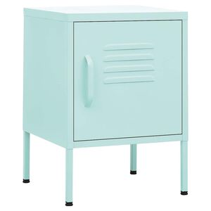 vidaXL S&auml;ngbord mintgr&ouml;n 35x35x51 cm st&aring;l
