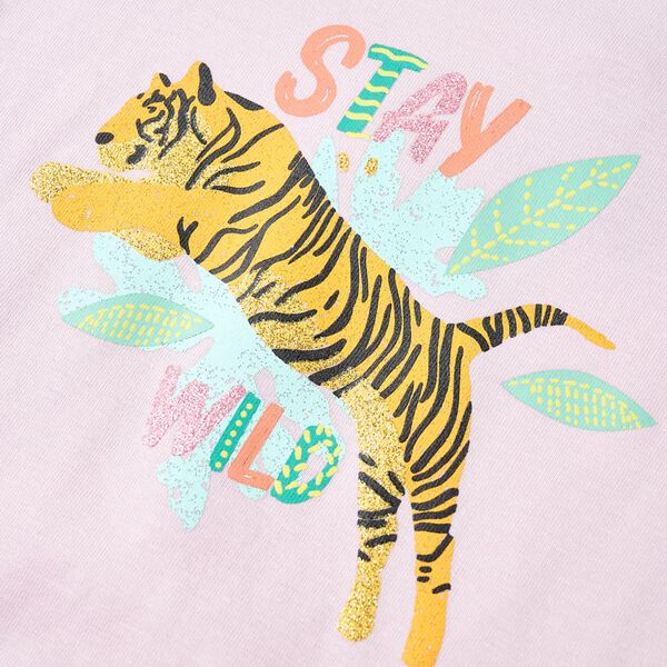 T-shirt för barn lila 116