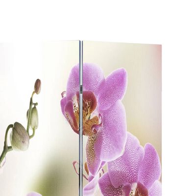 vidaXL Vikbar rumsavdelare 120x170 cm blomma