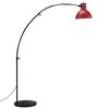 vidaXL Golvlampa 25 W n&ouml;tt r&ouml;d 150 cm E27