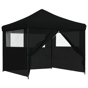 vidaXL Partyt&auml;lt 292 x 292 x 315 cm Svart Oxford Tyg