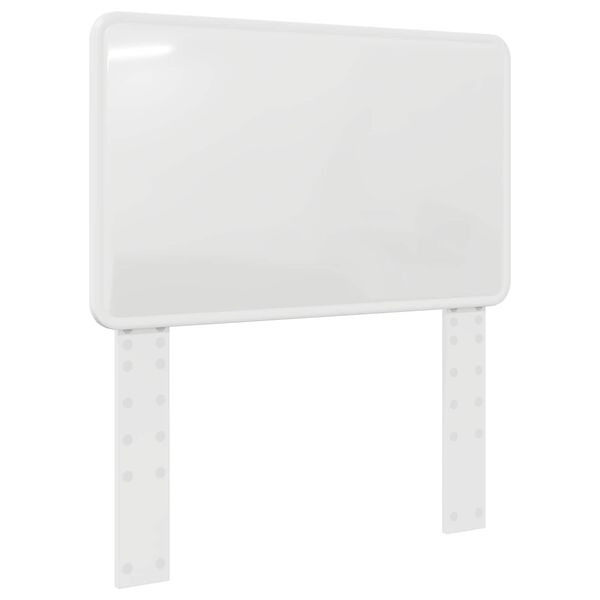 vidaXL Huvudgavel Glansig Vit 75 cm Konstruerat tr&auml;