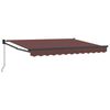 vidaXL Utdragbar markis Brun 3 x 2 m 100% Polyester och Aluminium