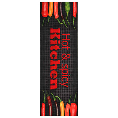 vidaXL Köksmatta maskintvättbar Hot&Spicy 60x180 cm