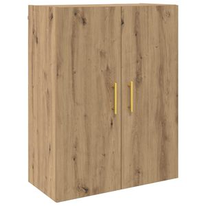 vidaXL V&auml;ggsk&aring;p Artisan Ek 69,5 x 34 x 90 cm Konstruerat tr&auml;