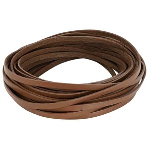 vidaXL L&auml;derrem 1 Brun 200 x 0,6 cm L&auml;der
