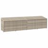 vidaXL F&ouml;rvaringsl&aring;da f&ouml;r tr&auml;dg&aring;rden ljusgr&aring; 220x50x58 cm konstrotting