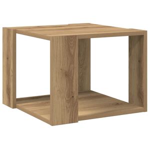 vidaXL Soffbord artisan ek 40x40x30 cm konstruerat tr&auml;