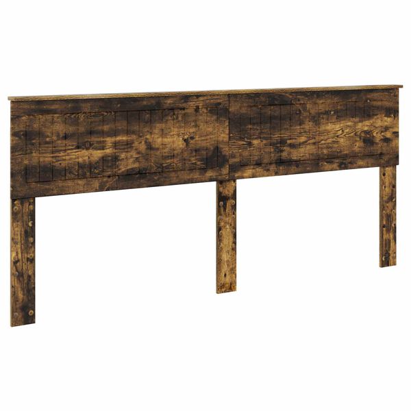 vidaXL Huvudgavel R&ouml;kt ek 200 cm Konstruerat tr&auml;