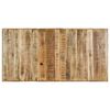 vidaXL Matbord 160x80x75 cm massivt grovt mangoträ