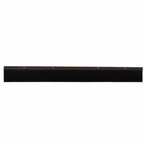 vidaXL Skruvmonterade d&ouml;rrborstt&auml;tningslister 6 st Brun 100 cm