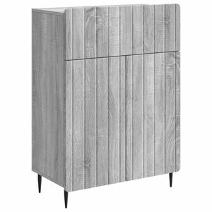 vidaXL Sideboard Gr&aring; sonoma-ek 66 x 34,5 x 92 cm Konstruerat tr&auml;