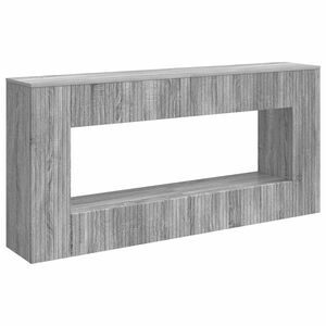vidaXL Konsolbord Gr&aring; Sonoma 155 x 29 x 74 cm Konstruerat tr&auml;