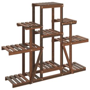 vidaXL V&auml;xtst&auml;ll 110x25x96 cm massivt grantr&auml;