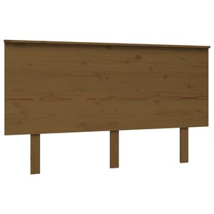 vidaXL S&auml;nggavel honungsbrun 139x6x82,5 cm massiv furu