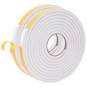 vidaXL Sj&auml;lvh&auml;ftande skumtape 2 st Vit 20mm x 5m CR skum