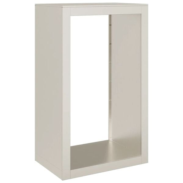 vidaXL Vedst&auml;ll 60x40x100 cm v&auml;derbest&auml;ndigt st&aring;l