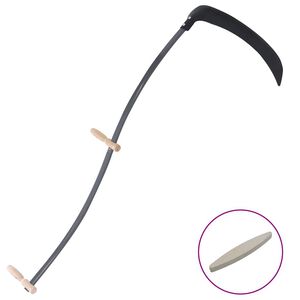 vidaXL Lie med slipsten 145 cm