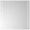 vidaXL Badrumsspegel LED 50x50 cm