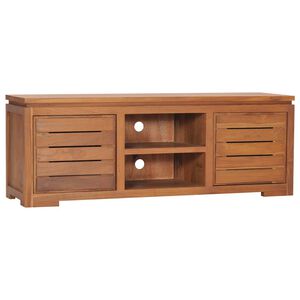 vidaXL TV-b&auml;nk 110x30x40 cm massiv teak