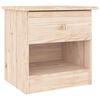 vidaXL S&auml;ngbord ALTA 41x35x41 cm massiv furu