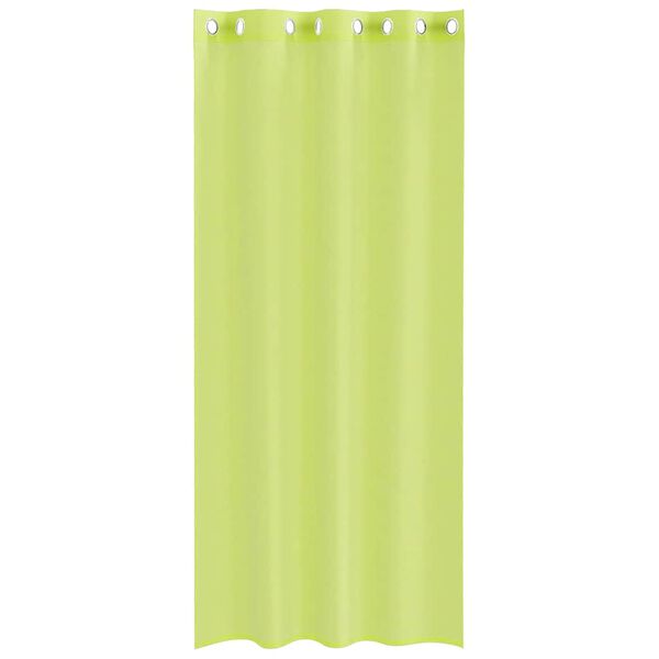 vidaXL Voile gardiner med genomföringar 2 st äppelgrön 140x245 cm