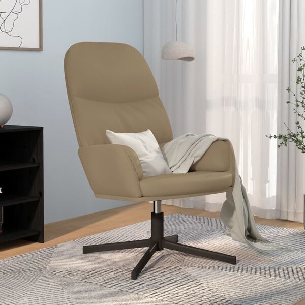vidaXL Reclinerf&aring;t&ouml;lj cappuccino konstl&auml;der