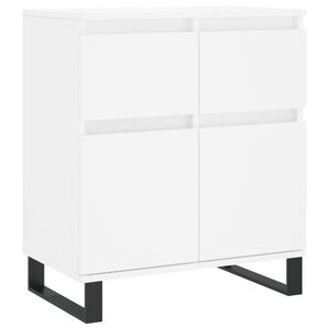 vidaXL Byr&aring; vit 60x35x70 cm konstruerat tr&auml;