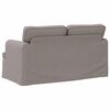 vidaXL Soffa Taupe 144 x 80 x 85 cm tyg