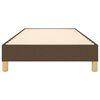 vidaXL Boxspring-s&auml;ngram m&ouml;rkbrun 100x200 cm tyg