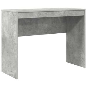 vidaXL Skrivbord Betonggr&aring; 100 x 40 x 76 cm
