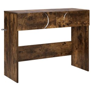 vidaXL Konsolbord R&ouml;kt ek 96,5 x 38 x 75 cm Konstruerat tr&auml;