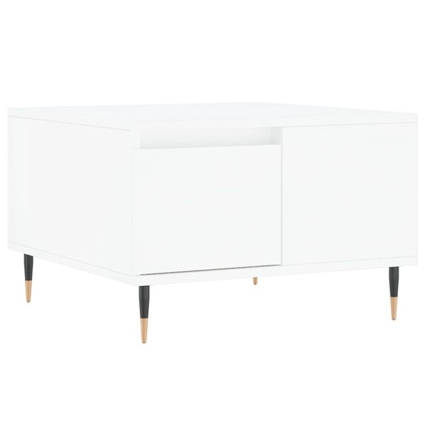 vidaXL Soffbord vit 55x55x36,5 cm konstruerat trä