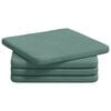 vidaXL Sittkuddar 4 st Sammet Havgr&ouml;n 40 x 40 x 3 cm