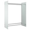 vidaXL Vedst&auml;ll vit 80x35x100 cm h&auml;rdat glas