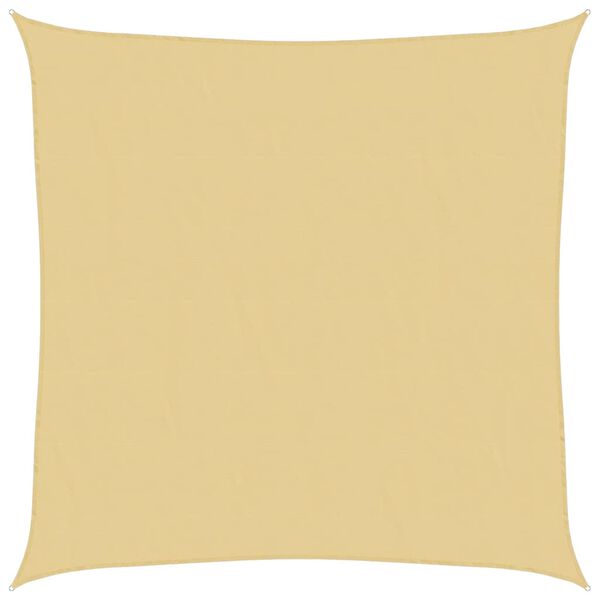 vidaXL Solsegel sandf&auml;rgat 3x3 m 100% polyesteroxford