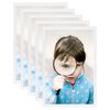 vidaXL Fotoramar 5 st f&ouml;r bord vit 21x29,7cm MDF