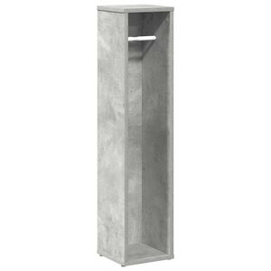vidaXL Badrumssk&aring;p med rullh&aring;llare betonggr&aring; 20,5x20x90 cm