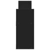 vidaXL Väggskåp 100x18x40 cm svart konstruerat trä