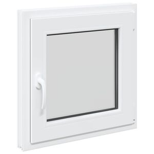 vidaXL K&auml;llarf&ouml;nster inre f&auml;rg vit RISOR 50 x 50 cm