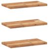 vidaXL Sv&auml;vande hyllor 3 st 60x20x2 cm behandlat massivt akaciatr&auml;