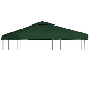 vidaXL Paviljongtak 310 g/m&sup2; 3 x 3 m gr&ouml;n