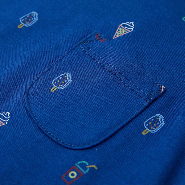 Barnlinne m&ouml;rkbl&aring; 92