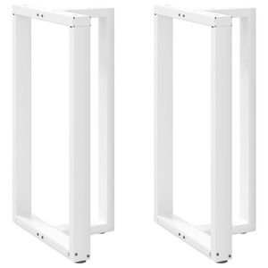 vidaXL Barbordsben T-formade 2 st vita 60x35x(100-101) cm st&aring;l