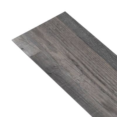 vidaXL Självhäftande PVC-golvplankor 5,21 m² 2 mm industriellt trä