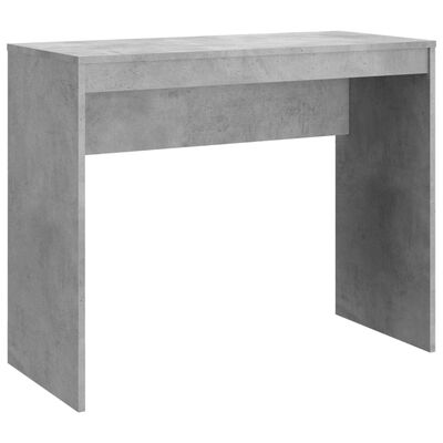 vidaXL Skrivbord betonggrå 90x40x72 cm konstruerat trä