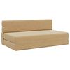 vidaXL F&auml;llbar Soffbed Gr&ouml;n gr&aring; 152 x 86,5 x 60 cm Tyg