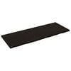 vidaXL V&auml;gghylla m&ouml;rkbrun 160x60x(2-4) cm behandlad massiv ek